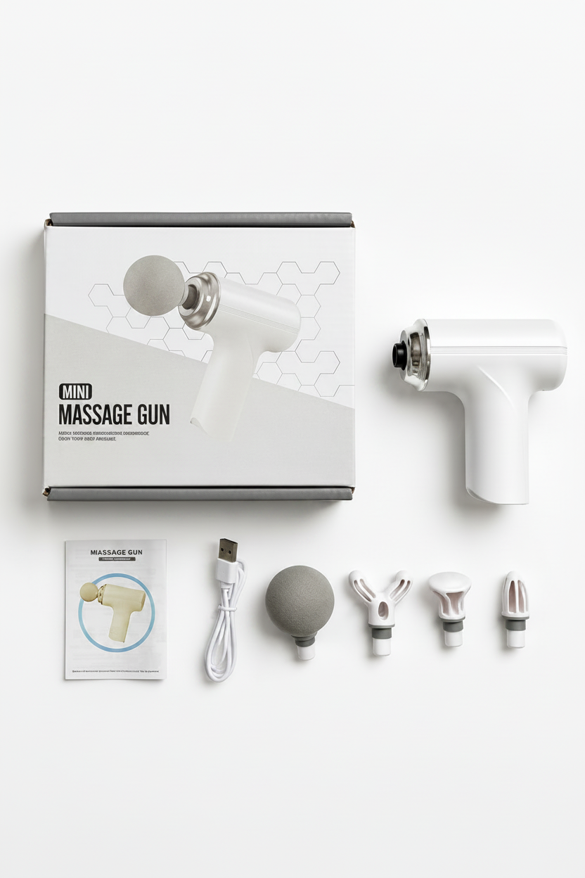 Portable Deep Tissue Massage Gun for Muscle Pain Relief & Fast Recovery