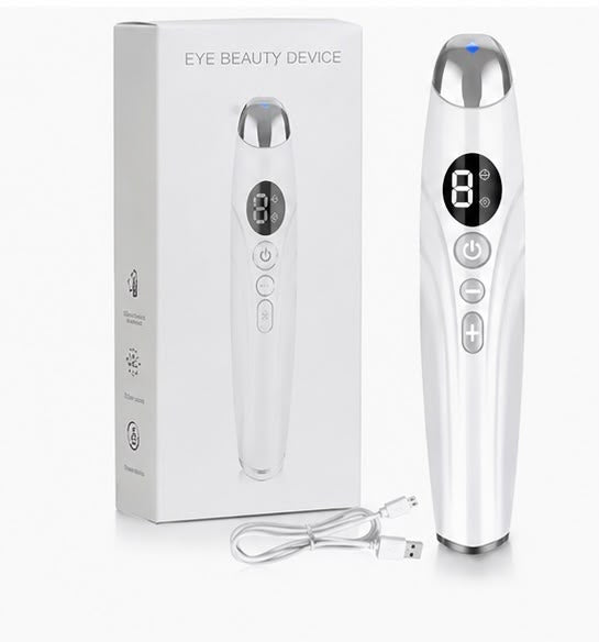 Electric Eye Massager – Micro Vibration Eye Beauty Device for Dark Circles, Eye Bags, Puffiness & Relaxation